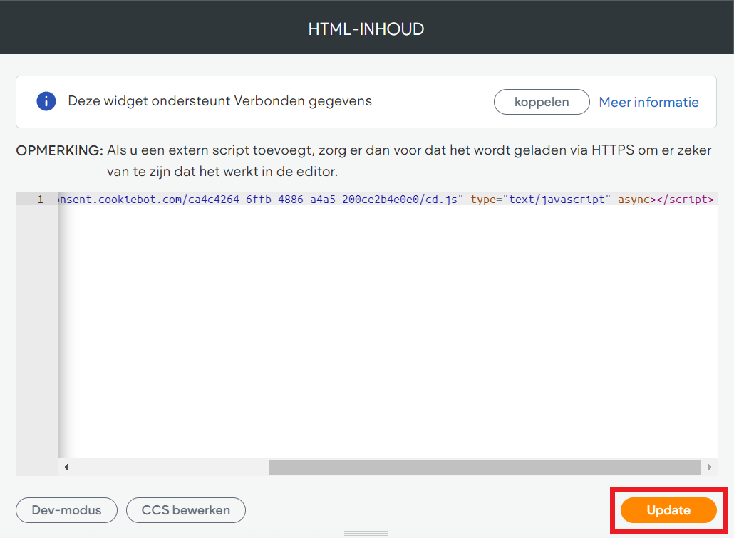 Websitemaker - HTML-inhoud - Code - Update.png